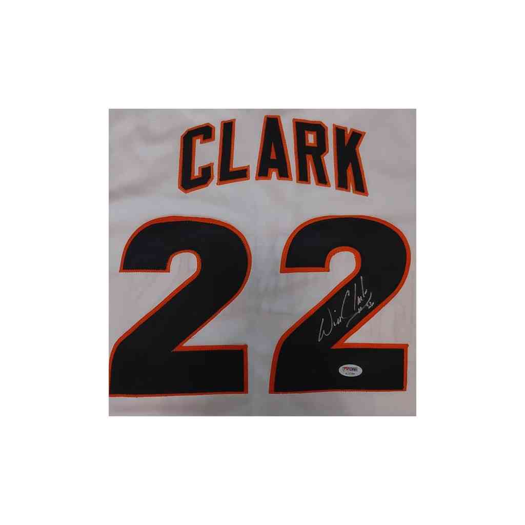 Will Clark Signiertes San Francisco Giants Jersey