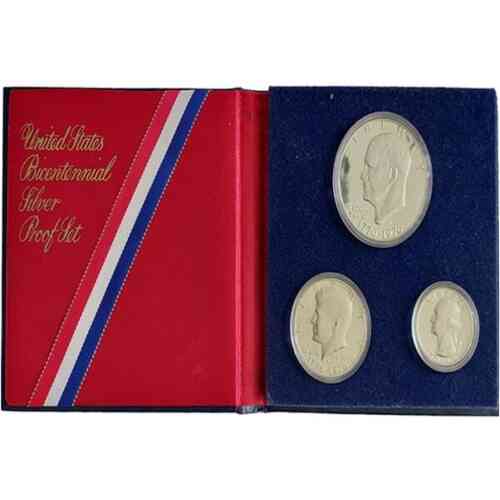 United States Bicentennial Silber Proof Münzsatz