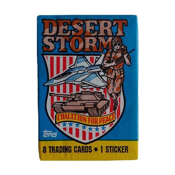 1991 Topps Desert Storm Trading Cards Wax Pack