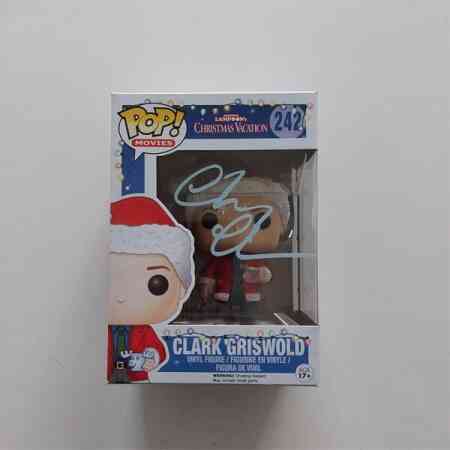 Chevy Chase Signierter Clark Griswold Funko