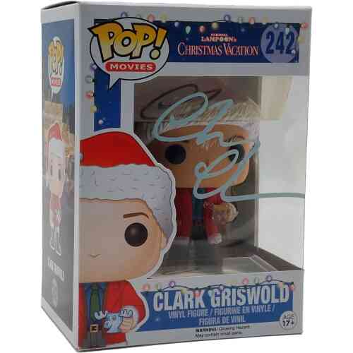 Chevy Chase Signierter Clark Griswold Funko