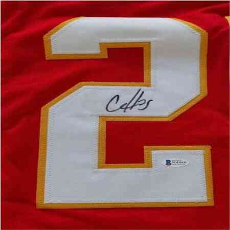 Clyde Edwards-Helaire signiertes KC Chiefs Jersey