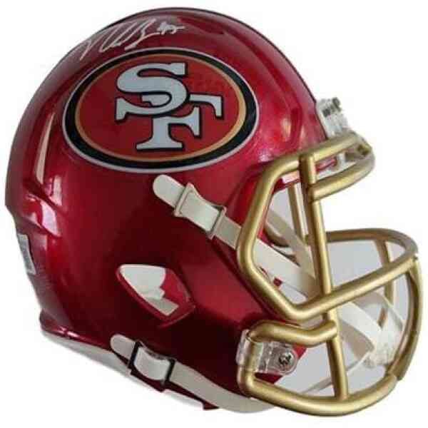 Nick Bosa Signierter SF 49ers Mini Helm