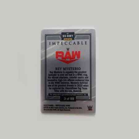 Ray Mysterio Signierte 2022 Panini Immpeccable Card