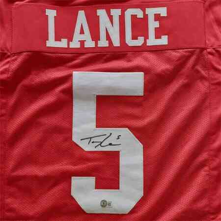 Tray Lance Signiertes SF 49ers Jersey