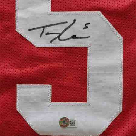 Tray Lance Signiertes SF 49ers Jersey