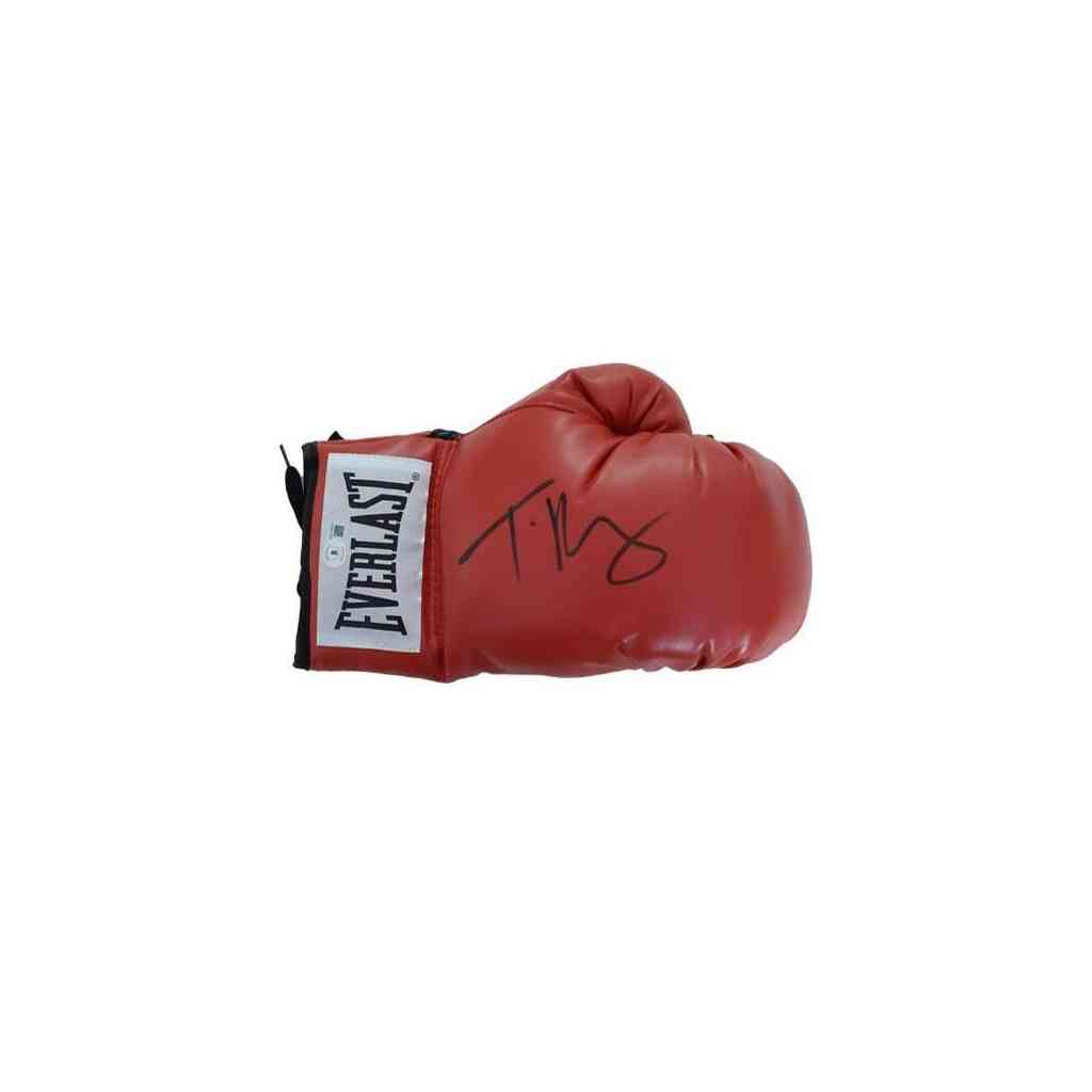Tyson Fury Signierter Rot Boxing Glove