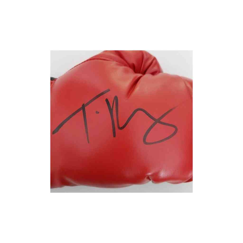 Tyson Fury Signierter Rot Boxing Glove