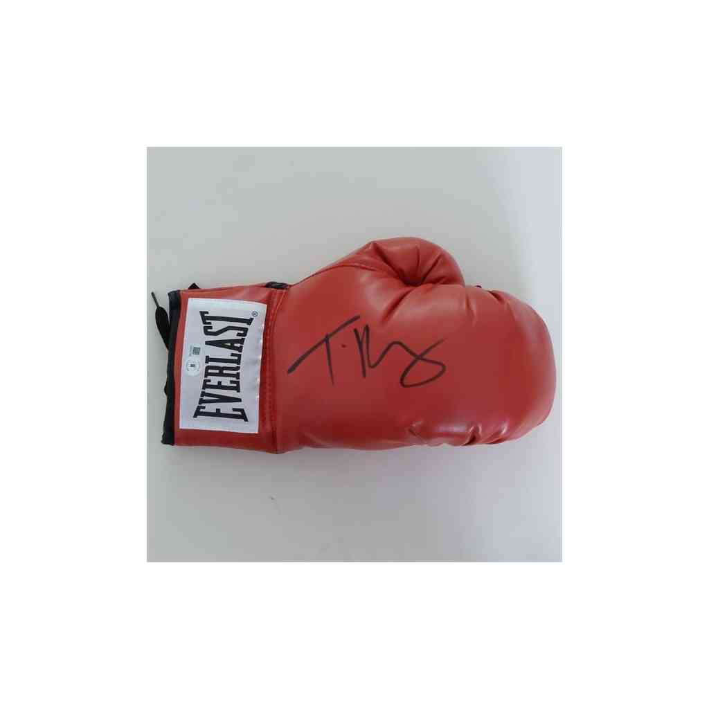 Tyson Fury Signierter Rot Boxing Glove