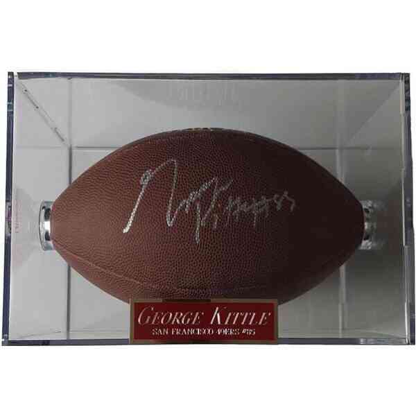 George Kittle Signierte Wilson Football