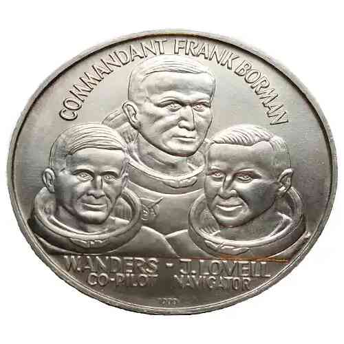 1968 Medaille Weltraumfahrt Apollo 8