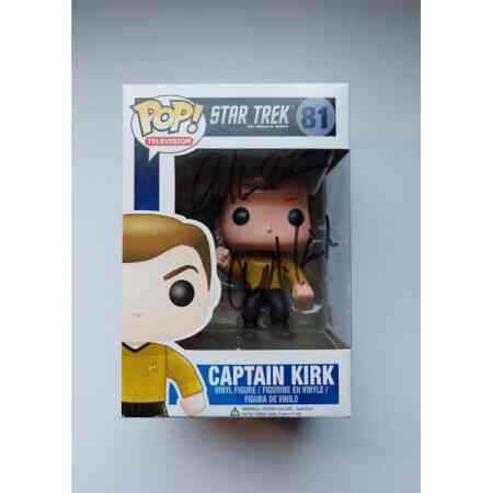 William Shatner Signierter Captain Kirk Funko