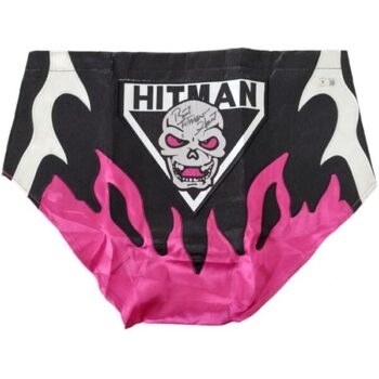 Bret Hart WWE Signierte Hitman Trunks
