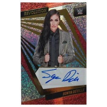Sonya Deville Signierte 2022 Panini Revolution Card