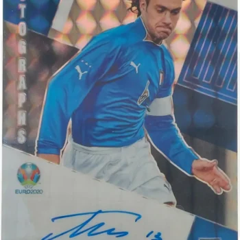Alessandro Nesta Signed 2020-21 Panini Prizm Card