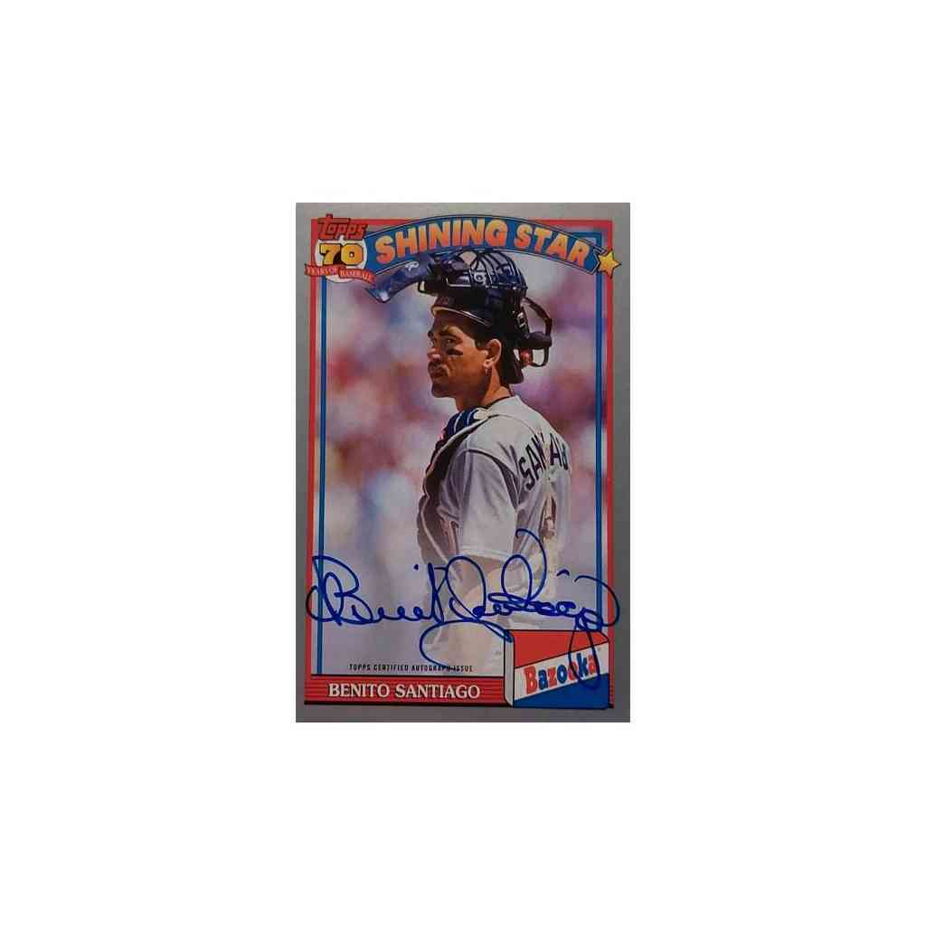 Benito Santiago Signierte 2021 Archives Bazooka Card