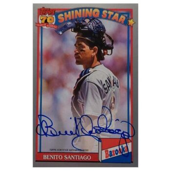 Benito Santiago Signierte 2021 Archives Bazooka Card