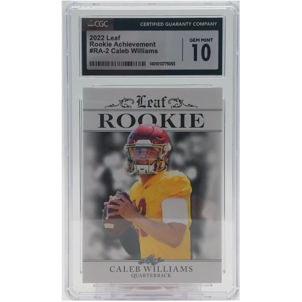 Caleb Williams 2022 Leaf Rookie CGC 10