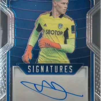 Illan Meslier Signierte 2021 Panini Prizm Card