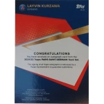 Layvin Kurzawa Signierte 2021-22 Topps Card