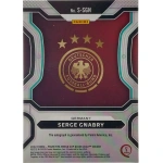 Serge Gnabry Signierte 2022 Panini Prizm Card