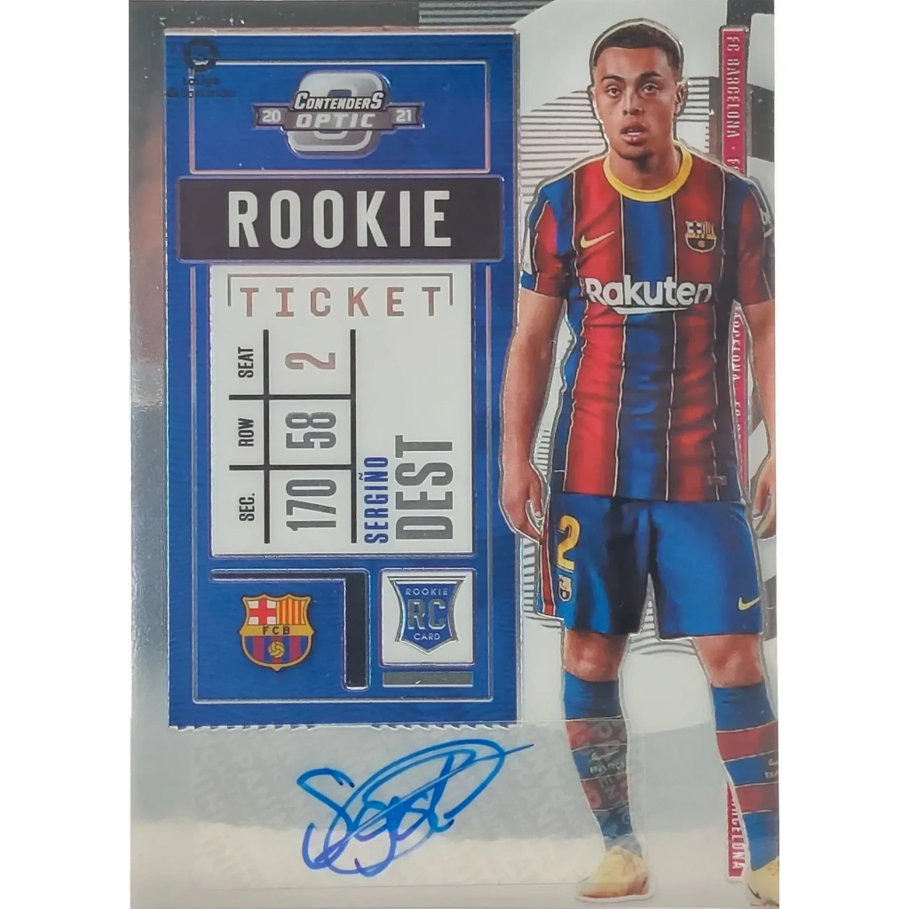 Sergino Dest Signierte 2020-21 Chronicles RC