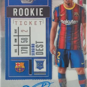 Sergino Dest Signierte 2020-21 Chronicles RC