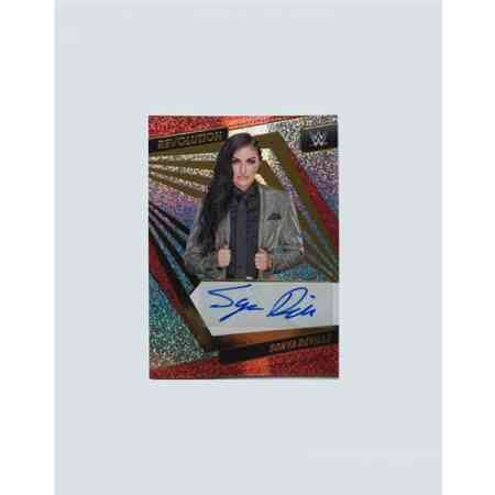 Sonya Deville Signierte 2022 Panini Revolution Card