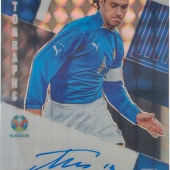Alessandro Nesta Signed 2020-21 Panini Prizm Card