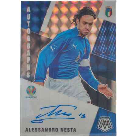 Alessandro Nesta Signed 2020-21 Panini Prizm Card