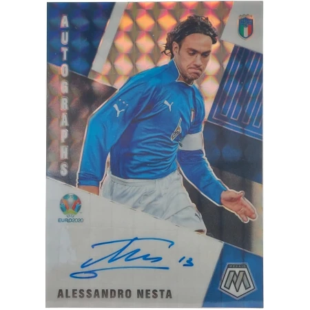 Alessandro Nesta Signed 2020-21 Panini Prizm Card