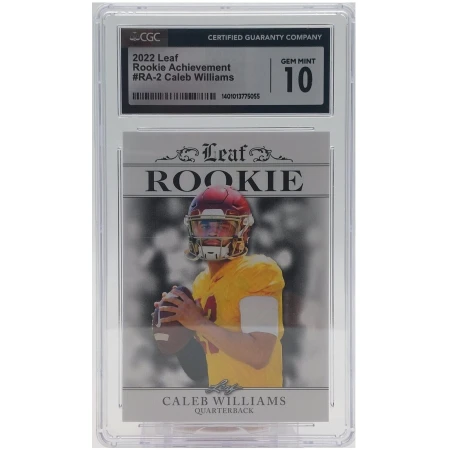 Caleb Williams 2022 Leaf Rookie CGC 10