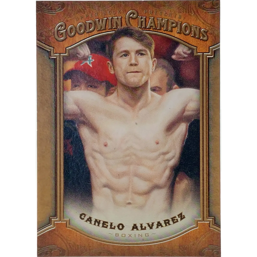 Canelo Alvarez 2014 Goodwin Champions Rookie Card