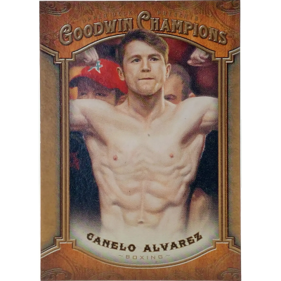 Canelo Alvarez 2014 Goodwin Champions Rookie Card