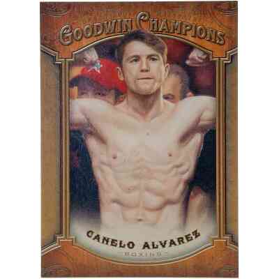 Canelo Alvarez 2014 Goodwin Champions Rookie Card