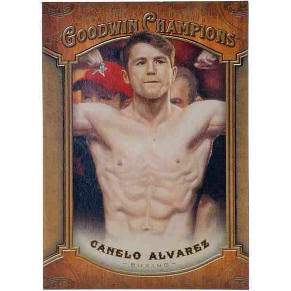 Canelo Alvarez 2014 Goodwin Champions Rookie Card