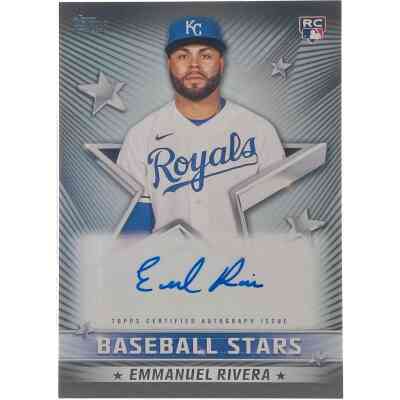 Emmanuel Rivera Signierte 2022 Topps Baseball Card