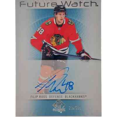 Filip Roos Signierte 2022-23 Future Watch Card
