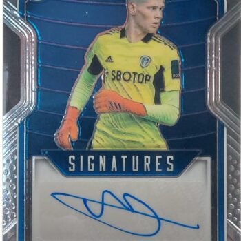 Illan Meslier Signierte 2021 Panini Prizm Card