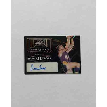 Jerry West Signierte 2024 Leaf Sports Heroes 
