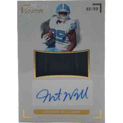 Jevonte Williams Signierte 2022 Keepsake Relic Card