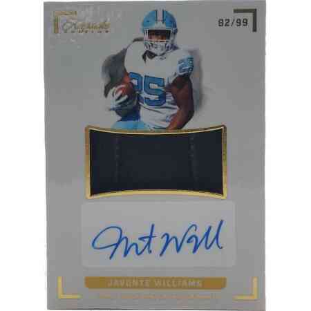 Jevonte Williams Signierte 2022 Keepsake Relic Card