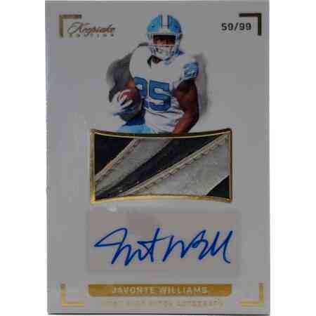 Jevonte Williams Signierte 2022 Keepsake Relic Card SP