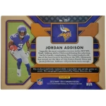 Jordan Addison Signierte 2023 Gold Standard Card