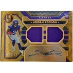 Jordan Addison Signierte 2023 Gold Standard Card