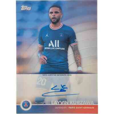 Layvin Kurzawa Signierte 2021-22 Topps Card
