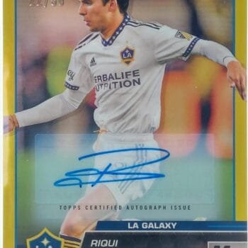 Riqui Puig Signierte 2023 Topps Chrome Card
