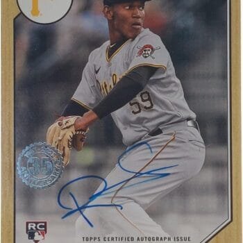 Roansy Contreras Signierte 2022 Topps Rookie Card