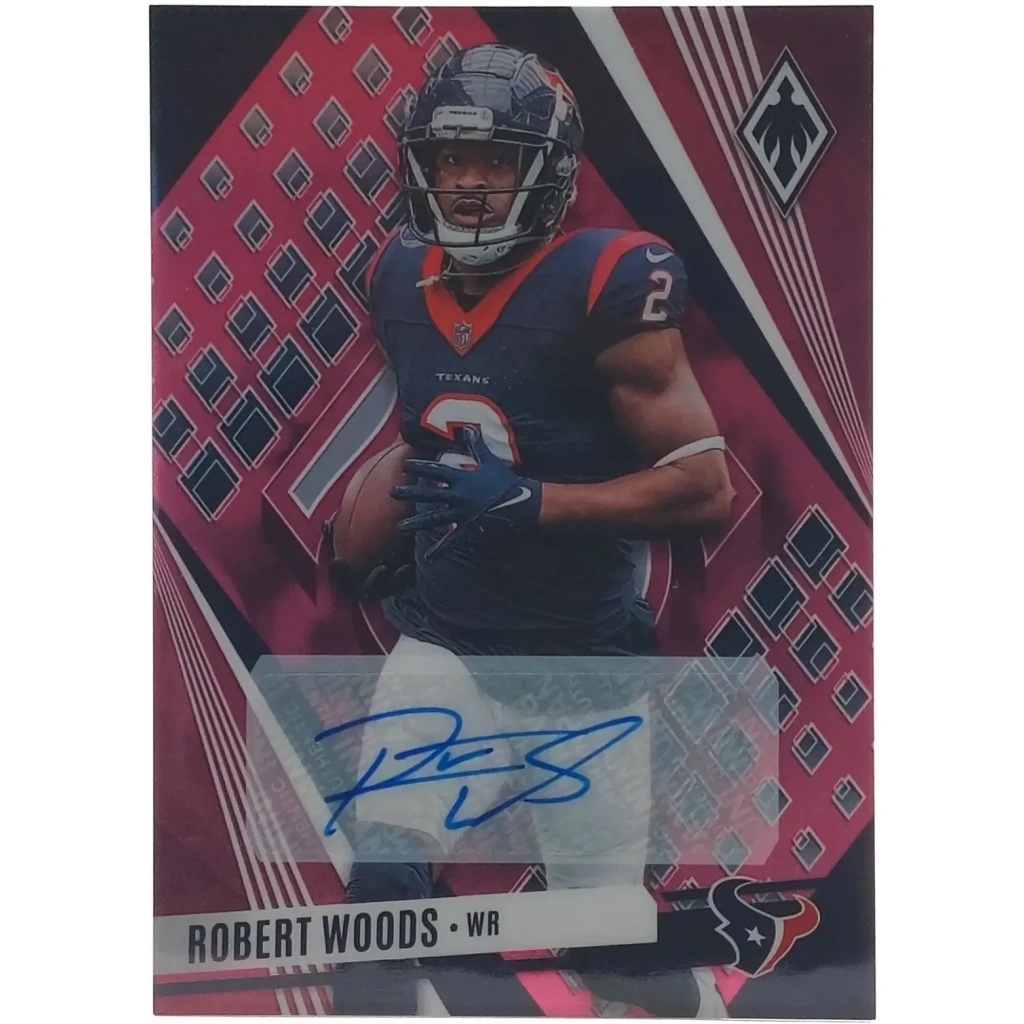 Robert Woods Signierte 2023 Phoenix Pink Card
