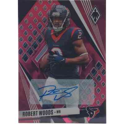 Robert Woods Signierte 2023 Phoenix Pink Card